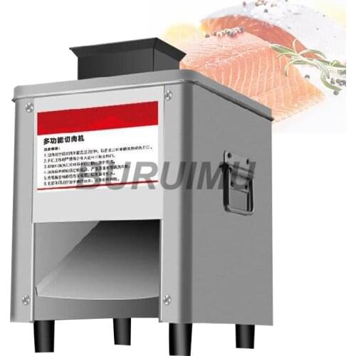 Meat Slicing Machine Pork Shred Cutting Manufacturer Beef Strips Cutter Maker Chicken Cut Slicer