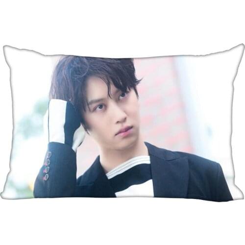 New Arrival Custom Kim HeeChul Satin Pillowcase 35x45cm (one side) Printed Zipper Pillow Cover Custom your image gift