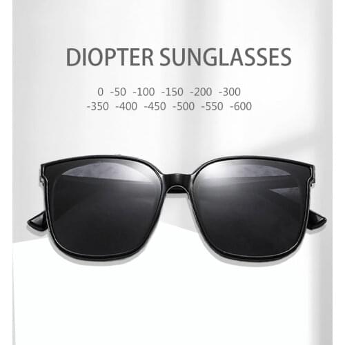 New Sun Myopia Eyeglasses Optical Men Student Finished Myopia Eyewear Prescription Glasses Frame Diopter -0.5 To -6.0