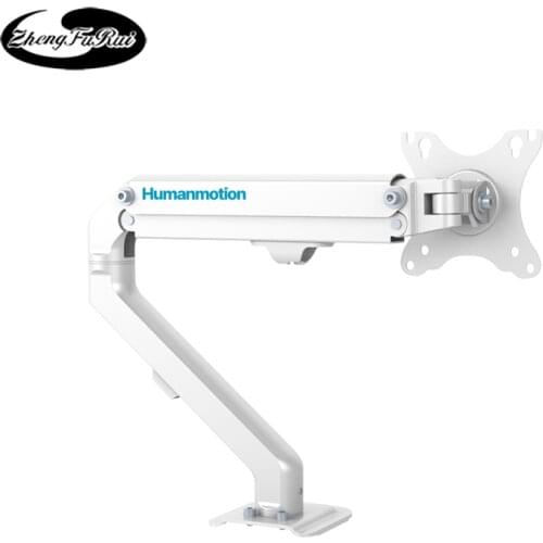 Desktop computer monitor stand arm universal desktop non-porous universal rotating telescopic base screen