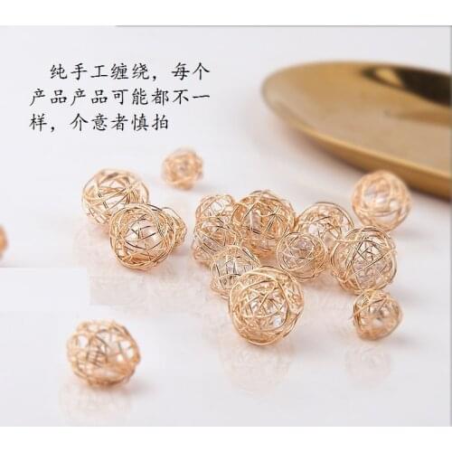 10pcs/lot Pearl Zircon Dangle Handmade Charms Pendant DIY for Bracelet Necklace Earrings Bag