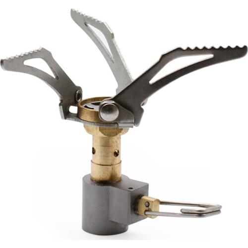 Stove Backpacking Stove Camping Stove Portable Stainless Steel Ultra-light 45g, Outdoor Picnic Camping Gas Cooking Stove