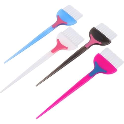 1pc Professional PP Handle Natural Hair Brushes Resin Fluffy Comb Hairdressing Barber Hair Dye Hair Brush Make Up Comb Styling