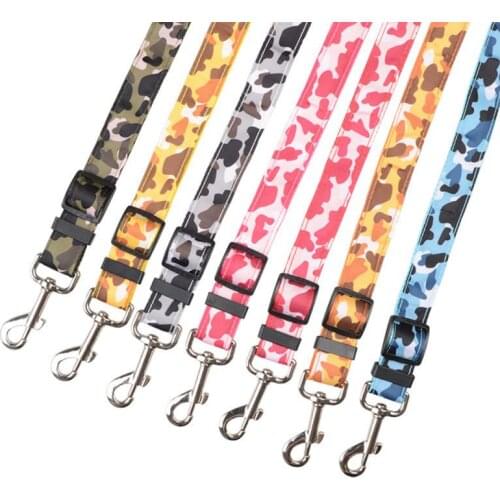 Pet Car Safety Belt Nylon Pets Dog Cat Seat Lead Leash Harness for Puppy Kitten Vehicle Security Leash 65cm Adjustable