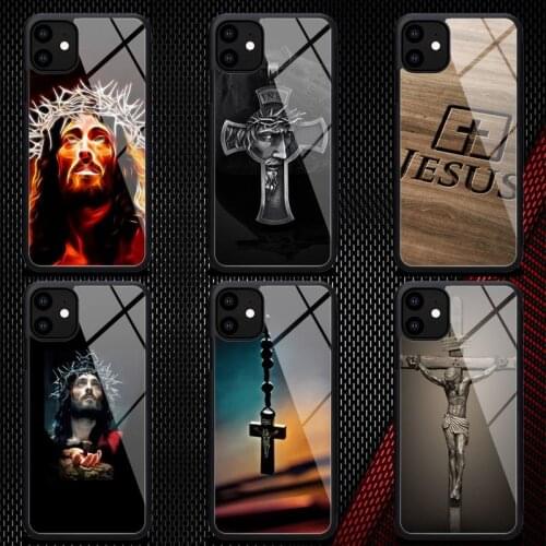 Bible jesus christ christian cross Phone Case Rubber for iPhone 12 11 Pro Max XS 8 7 6 6S Plus X 5S SE 2020 XR 12Mini case