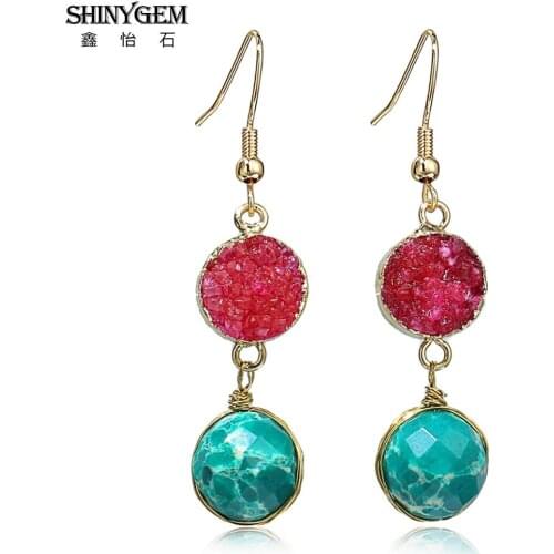 SHINYGEM Women's Gold Earrings