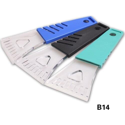 Ice Scraper AOTU snow brush ice scraper 1 pcs Black Mini Vehicle Car Ice Shovel Emergency Scraper Removal Snow Auto Clean Tool