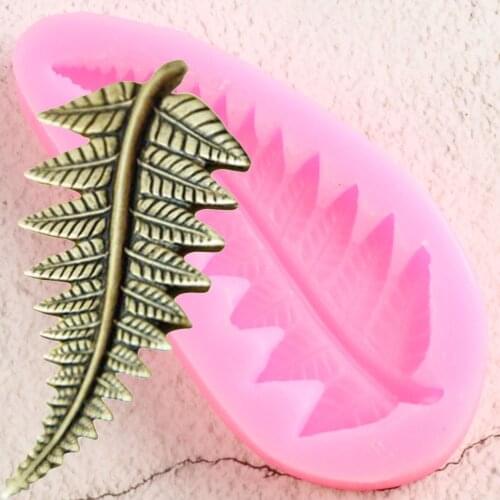 Sugarcraft Leaf Silicone Mold DIY Fondant Cake Decorating Tools Cupcake Baking Fern Candy Clay Chocolate Gumpaste Molds