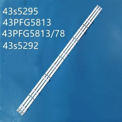 LED Backlight strip for Aoc 43s5295 43PFG5813 43PFG5813/78 43PFF5292 CEJJ-LB430Z-9S1P-M3030-D-1 43HFF3953 43PFF5252 43PFF5212