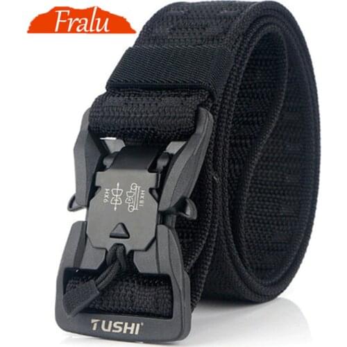 Tactical Belt New Nylon Army Belt Men Molle Military SWAT Combat Belts Knock Off Emergency Survival Belt Tactical Gear Dropship