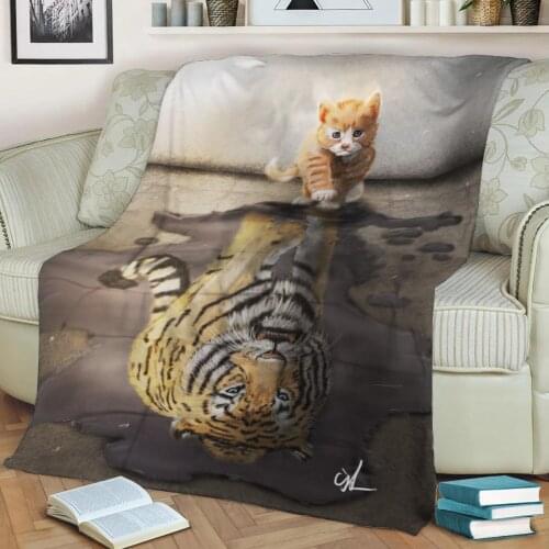 Believe in Yourselve! Flannel Throw Blanket 3D Printed Keep Warm Sofa Child Blanket Home Decor Textiles Dream Family Gift