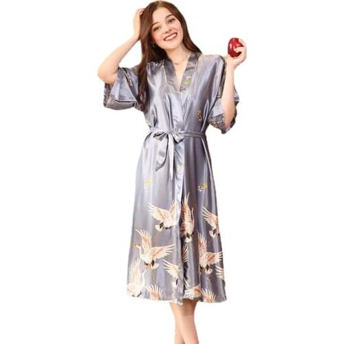 Женские длинные халаты YLJYFZ China At AliExpress