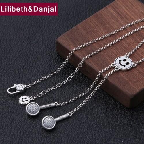 2019 Creative Headphone Tassel Mom Necklace 100% 925 Sterling silver Women Men Chain Africa Pendant Necklace Fashion Jewelry N52