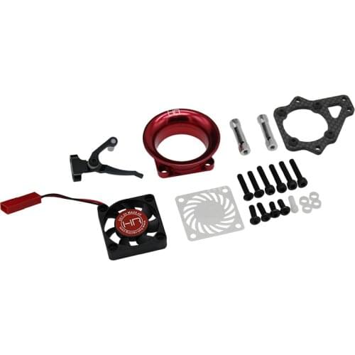 Aluminum ESC cooling fan and mount for Traxxas XL-5 TRX-4 electronic speed control with EZ on off switch control