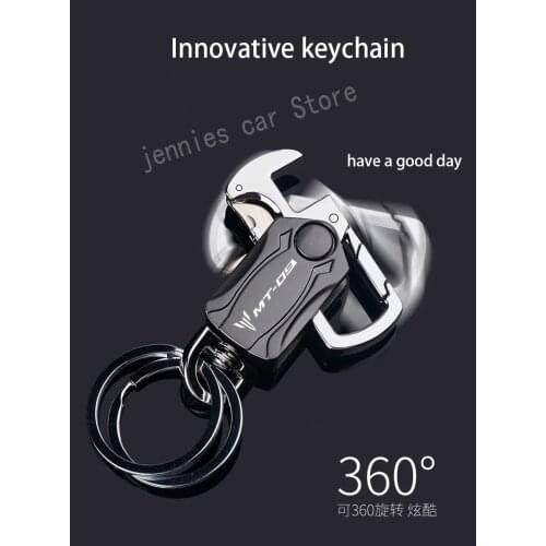 Motorcycle Key Chain Keychain Metal Multifunction Keyring For YAMAHA MT-09 MT 09 MT09 Tracer XSR900 XSR 900 Accessories