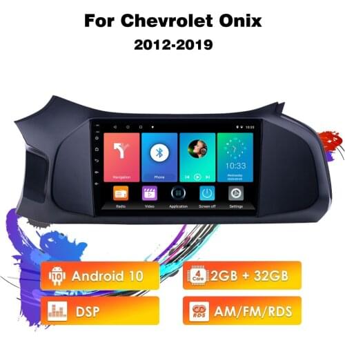 Eastereggs For Chevrolet Onix 2012-2019 2 Din Car Radio Android 10 RDS DSP 9 inch Touch screen GPS Navigation Multimedia Player