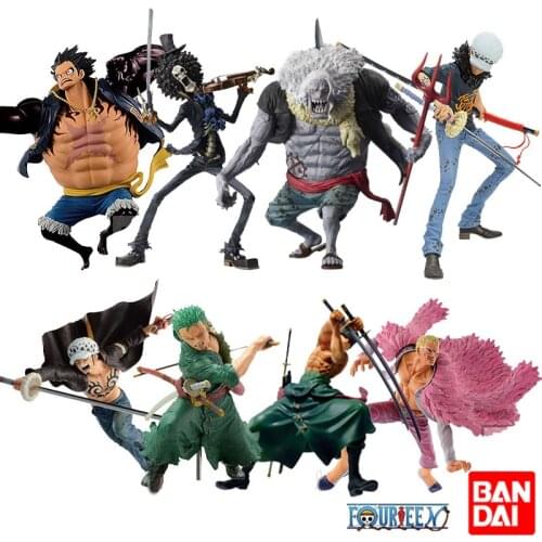 One Piece Figure SC Luffy Roronoa Zoro Shirahoshi Trafalgar Law Sir Crocodile Bartolomeo Franky War Top Collectable Model Toys
