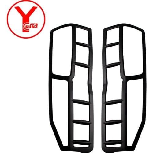 YCSUNZ 2019 abs black tail light lamp cover car decoration accessories for Toyota Hiace Commuter van Quantum 2019 2020 exterior