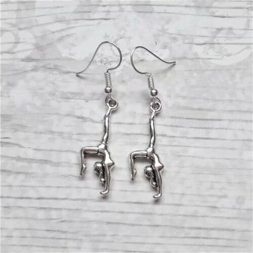 Gymnastic Earrings, Gymnast Jewellery, Sports Team Jewelry, Gifts for Girls, Gymnast Present, Graduation Gift