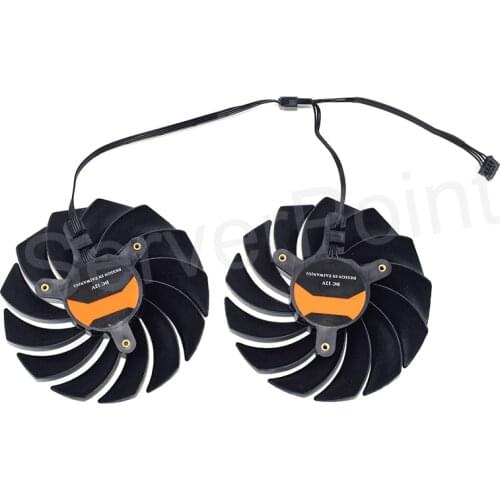 Well Tested A Pair Fans DC 12V For COLORFUL RTX3080 3070 3060ti 3060 IGame Ultra Video Card Grahic Card Fan