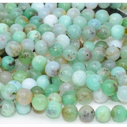 Natural Simple Quality Chrysoprase Loose Round Beads 8.5mm-8.8mm