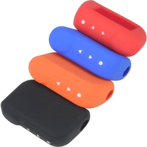 Kutery 10PCS Silicone Smart Key Case For Russian Version Two Way Car Alarm LCD Controller Keychain Starline A93/A63 Fob Styling