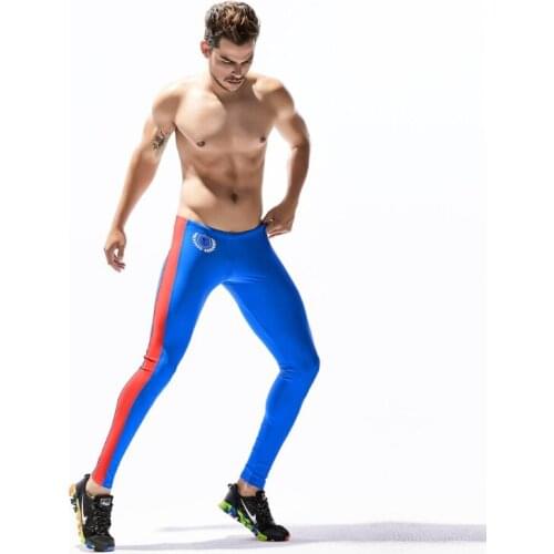 XB10 mens sports trousers sexy low waist men fitness running long pants male sweatpants workout gym tights pants man