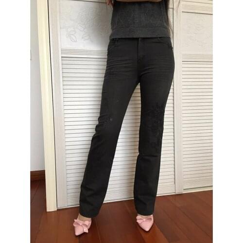 Onagago Women's Jeans With Embroidery