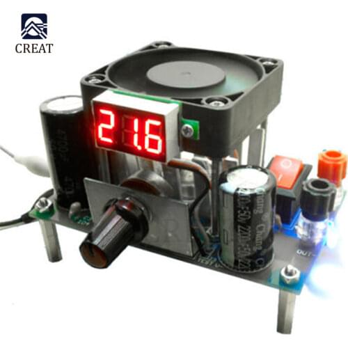 DIY LM338K Digital LED Display Step Down Power Supply Buck Module Board DIY Kit for Arduino FOR Raspberry pi Max 3A 50W