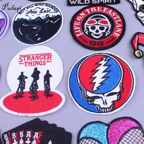 Hot JOKER DIY Patches For Clothing T-shirt Clothing Patches Thermal Stickers On Clothes Cloth Jacket Stripes Embroidery Badges