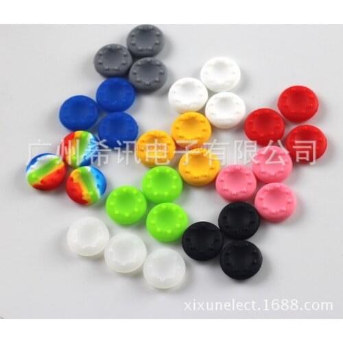 10000pcs Rubber Silicone Analog Controller Thumb Stick Grips Cap Cover Game Accessories For PS4 Controller