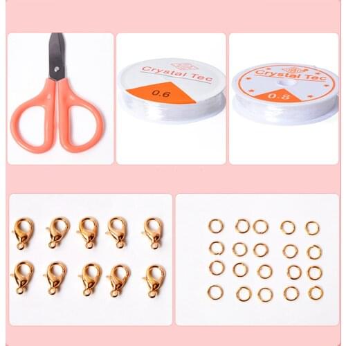 28 Grid Glass Seed Beads and English Letter Love Heart Beads Kit For Jewelry Making Diy Bracelet Necklace Accessories