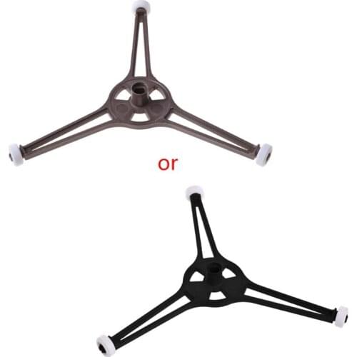 Microwave Oven Triangle Shaped Tray For Microwave Parts 24.5cm Flat Glass Plate