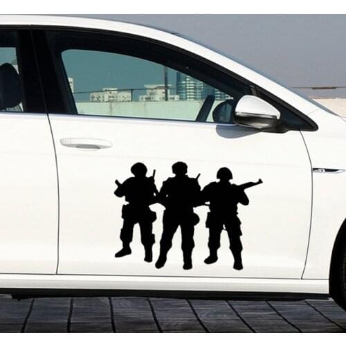 Soldiers Warriors Army Band of Brotherhood Car Stickers Creative Decoration Decals For Doors Vinyls Auto Tuning Styling D21
