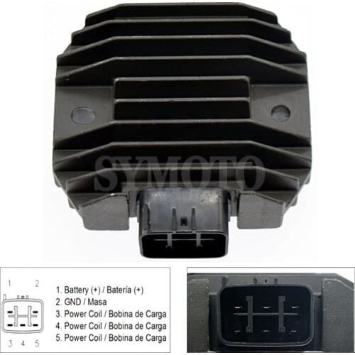 For YAMAHA Grizzly 660 YFM660F YFM66 2002 2003 2004 2005 2006 2007 2008 660cc Motorcycle Voltage Regulator Rectifier 12v