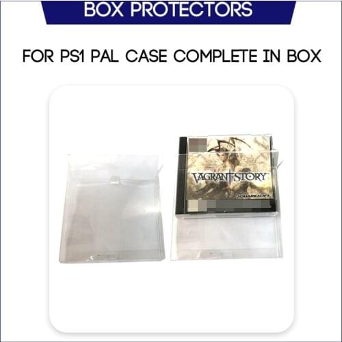 Box Protector For PS1 PAL Case CIB Game Custom Clear Plastic Case