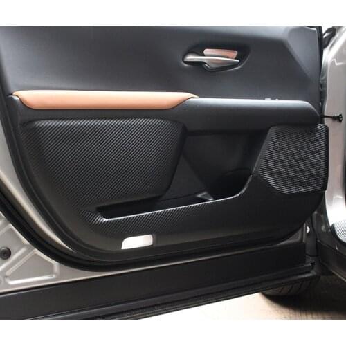 Interior leather door anti-kick pad stickers door panel scratch-resistant door sill For Lexus UX200 UX250h UX260h 2019 2020