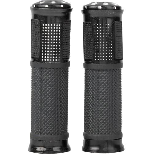 1 Pair Stylish Alloy Anti-skid Motorcycle Handlebar Hand Grips Modification Accessory 4 Color (Left & Right)