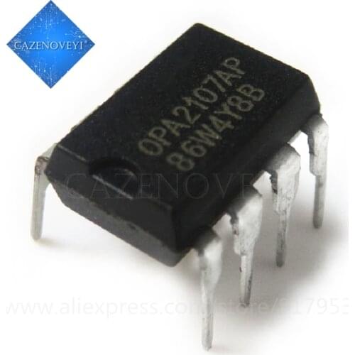 1pcs/lot OPA2107AP OPA2107A OPA2107 0PA2107AP DIP-8 In Stock