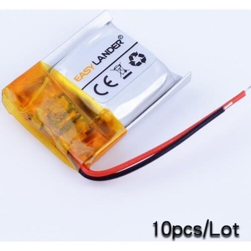 10pcs 401520 3.7V 100mAh Rechargeable li Polymer Li-ion Battery For bluetooth headset mp3 mouse Bracelet Wrist Watch 401419