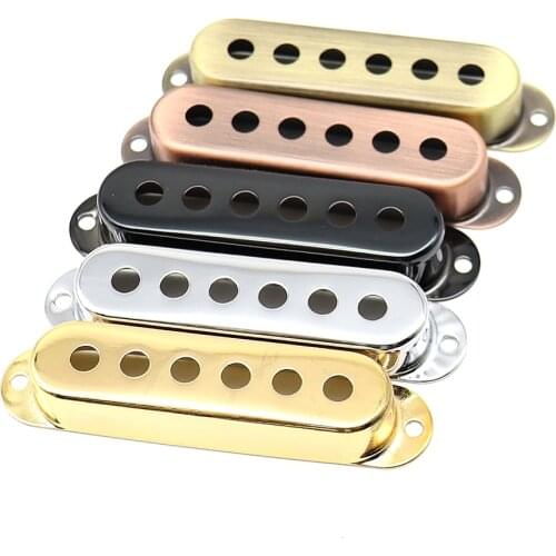 3 Pcs Brass Electric Guitar Single Pickup Covers 48/50/52mm for ST SQ Guitar Accessories Parts