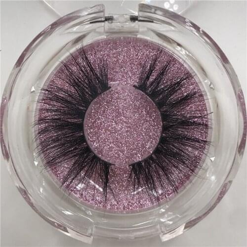3D mink lashes natural real mink fur 100% handmade hot selling mink lashes with pretty box packing