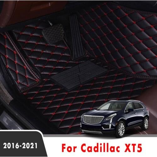 Car Floor Mats For Cadillac XT5 2021 2020 2019 2018 2017 2016 Styling Custom Decoration Carpets Interior Accessories Foot Pads