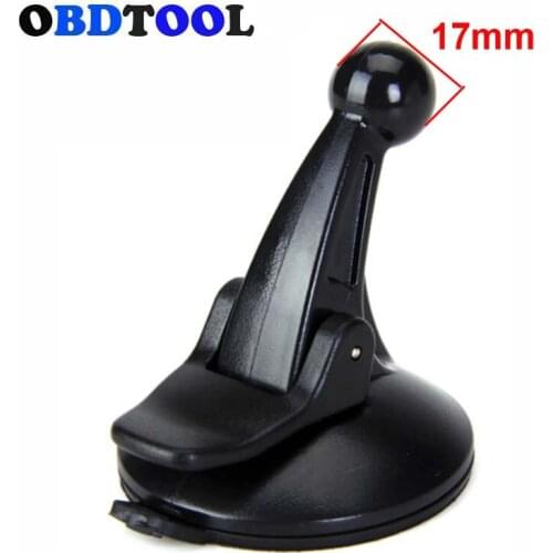 New 17mm Diameter Ball Head Vehicle Mount for Garmin Navigator Suction Cup Base Support for Car DVR GPS DV Camera Sucker Holder