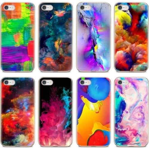 Abstract artwork Colorful digital art Soft Skin Case For Samsung Galaxy Note 3 4 5 8 9 S3 S4 S5 Mini S6 S7 Edge S8 S9 S10 Plus
