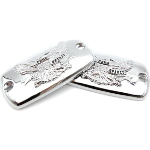 For Honda Valkyrie Goldwing 1800 2001-2012 VTX 1800 2002-2011 Front Billet Brake Master Cylinder Fluid Reservoir Cover Oil Cap