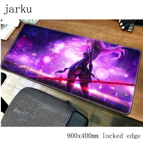 Fate Saber mouse pad gamer 900x400mm notbook mouse mat large gaming mousepad large locrkand pad mouse PC desk padmouse