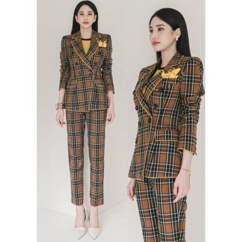 Женские модные брючные костюмы JEYZY China At AliExpress