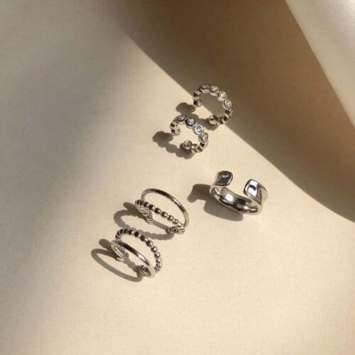 Fashion Jewelry Geometric Metal Ear Clip Earring 2021 New Hip Hop Style Single 1 pc For One Ear Clip Earring For Girl Gifts