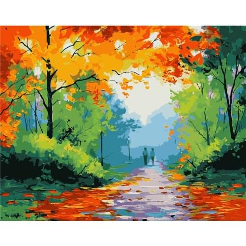 Sincerity Love Diy Painting By Numbers No Frame Coloring Picture By Number Abstract Impression Art Pictures With Colors